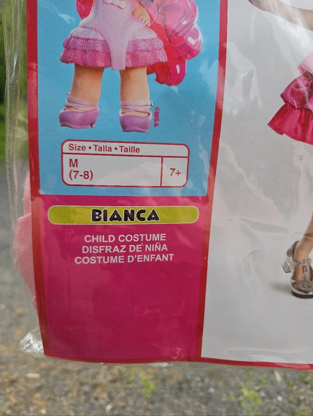 DISGUISE YUMMI LAND PRINCESS BIANCA COSTUME: NEW: SIZE M (7/8)